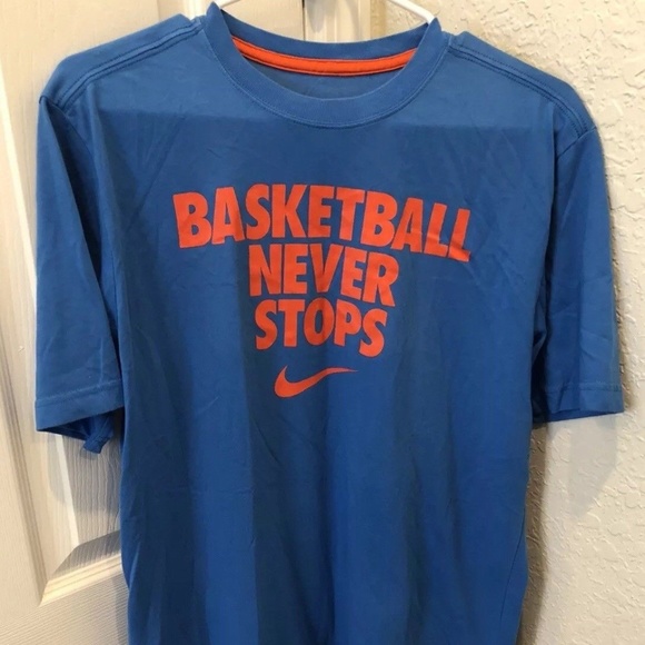 basketball never stops t shirt